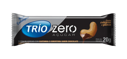 Imagem do produto Barra De Cereal Castanha C Chocolate 20G Trio