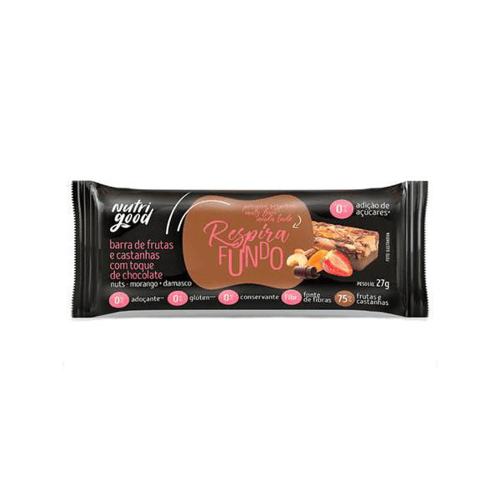 Imagem do produto Barra De Frutas E Castanhas Com Toque De Chocolate Nutrigood 27G