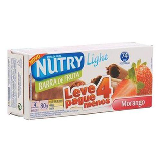 Imagem do produto Barra De Frutas Nutry Sabor Morango 4 Unidades