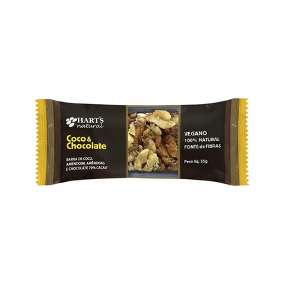 Imagem do produto Barra De Nuts Harts Coco E Chocolate 35G