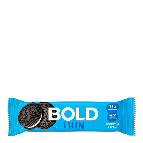 Imagem do produto Barra De Proteína Bold Thin Cookies & Cream 40G 40G