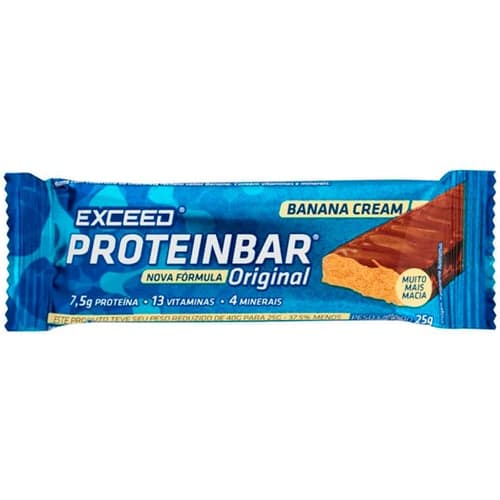 Imagem do produto Barra De Proteína Exceed Proteinbar Original Banana Cream 25G