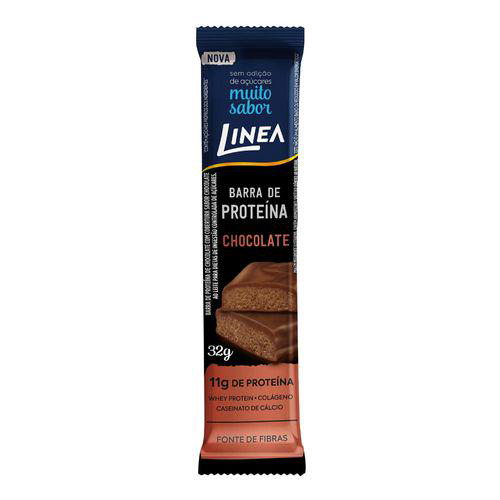 Imagem do produto Barra De Proteína Línea Sabor Chocolate Com 32G Linea