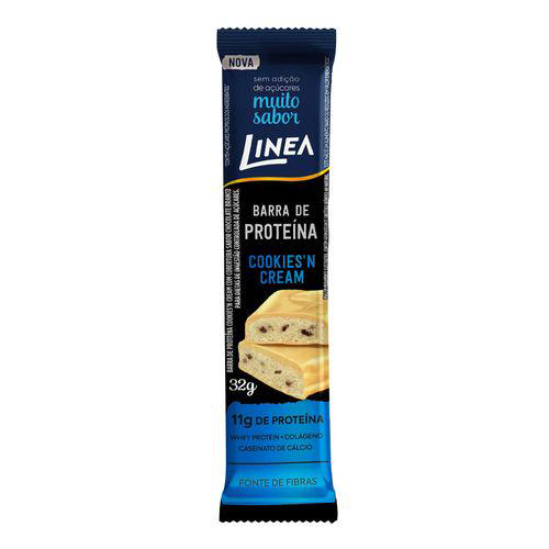Imagem do produto Barra De Proteína Línea Sabor Cookies'N Cream Com 32G Linea
