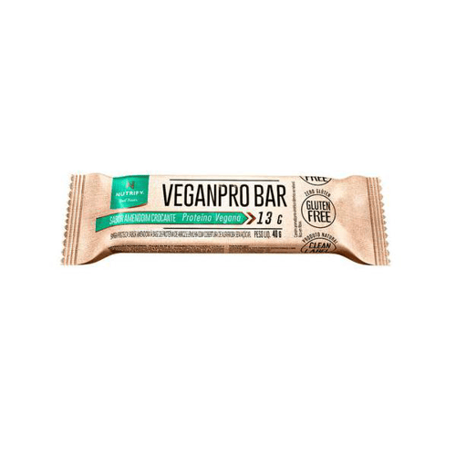 Imagem do produto Barra De Proteína Vegetal Veganpro Nutrify Amendoa Crocante 30G