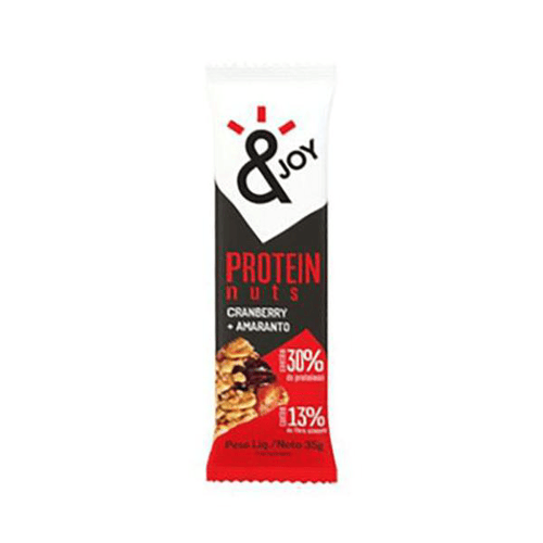 Imagem do produto Barra &Joy Protein Nuts Cranberry E Amaranto 35G Ultranutrição