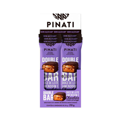 Imagem do produto Barra Pinati Double Bar Doce De Leite Amendoim E Chocolate Meio Amargo 12X35g Panvel Farmácias