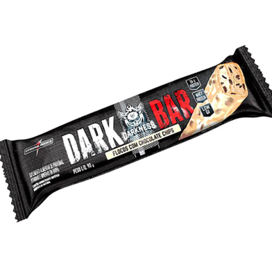 Imagem do produto Barra Proteica Darkness Darkbar Flocos Com Chocolate Chips 90 G