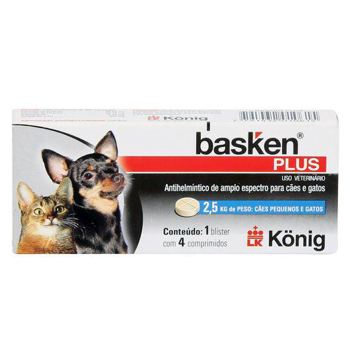 Basken Plus Caixa Com 4  Comprimidos