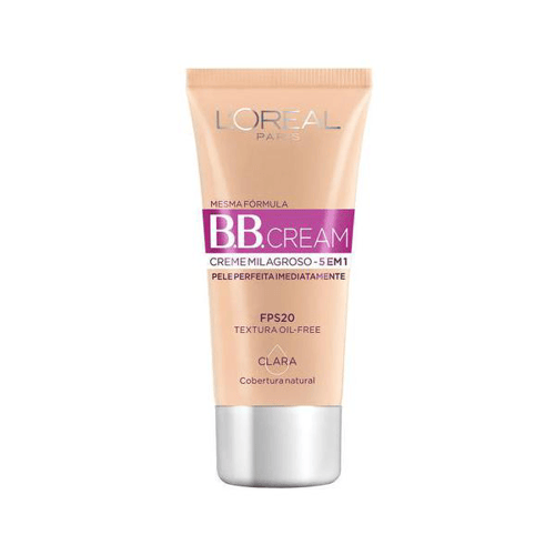 Imagem do produto Bb Cream L'oréal Paris Dermo Expertise 5 Em 1 Fps 20 Cor Clara 30Ml