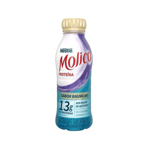 Imagem do produto Bebida Láctea Molico Proteína Baunilha Zero Açúcar Com 270Ml