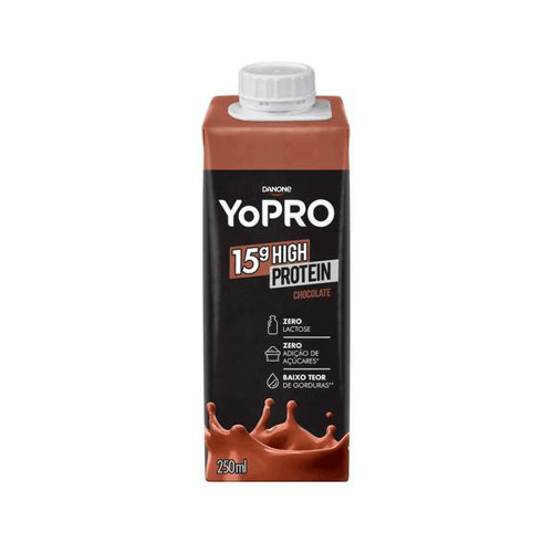 Imagem do produto Bebida Láctea Yopro Sabor Chocolate Danone 250Ml
