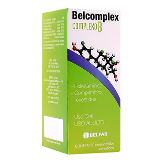 Imagem do produto Belcomplex - Complexo B C 50 Comprimidos Revestidos