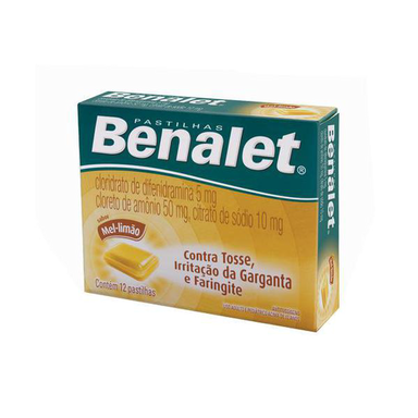 Imagem do produto Benalet - Mel/Limao 12 Pastilhas