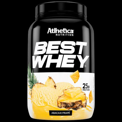 Imagem do produto Best Whey Protein Atlhetica Nutrition Sabor Abacaxi Frapê Com 900G
