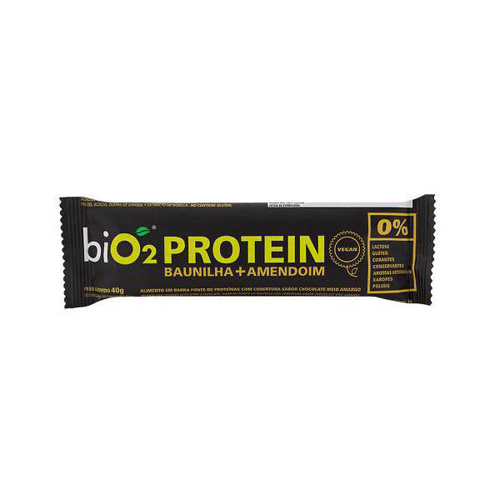 Bio2 Protein Bar, Baunilha E Amendoim 40G Bio2