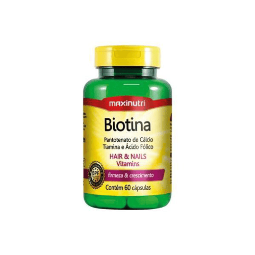 Imagem do produto Biotina Cabelo E Unhas 60 Cápsulas