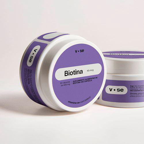 Imagem do produto Biotina Vitamine-Se 400Mg 30 Cápsulas
