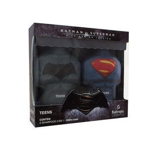 Imagem do produto Biotropic Kit Shampoo Batman X Superman 2 Em 1 250 Ml Cada