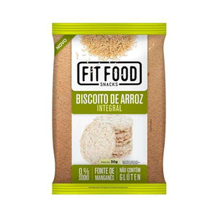 Imagem do produto Biscoito De Arroz Fit Food Integral 30G