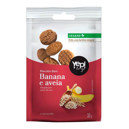 Imagem do produto Biscoito Doce Yep To Go Banana E Aveia 30G
