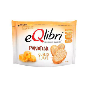 Imagem do produto Biscoito Eqlibri Panetini Sabor Queijo Suave Com 40G