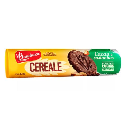 Imagem do produto Biscoito Integral Bauducco Cereale Cacau E Castanhas Com 170G
