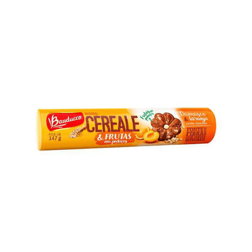 Imagem do produto Biscoito Integral Bauducco Cereale Damasco E Laranja Com Cacau 147G