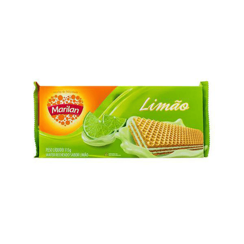 Imagem do produto Biscoito Wafer Marilan Sabor Limão Com 115G