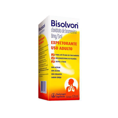 Imagem do produto Bisolvon - 1,6 Mg/Ml Xarope Expectorante Adulto 120Ml