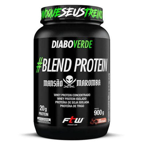 Blend Protein Diabo Verde 900 G Ftw Chocolate Ftw Fitoway Labs