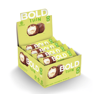 Imagem do produto Bold Thin Bombom De Coco Caixa 12 Unid. Bold Snacks