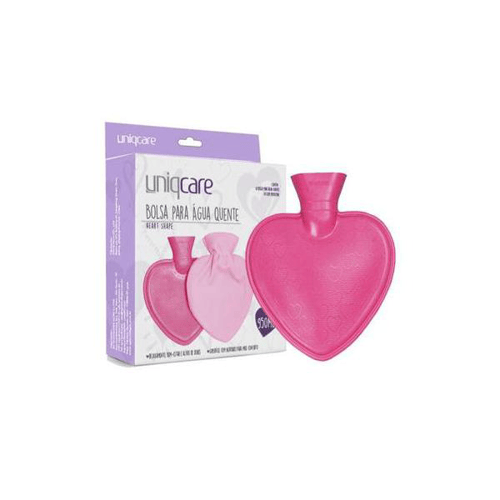 Imagem do produto Bolsa Para Água Quente Uniqcare Heart Shape 950Ml