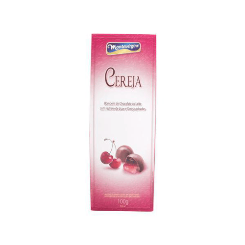Imagem do produto Bombons Montevergine Chocolate Ao Leite Com Recheio De Cerejas Picadas E Licor