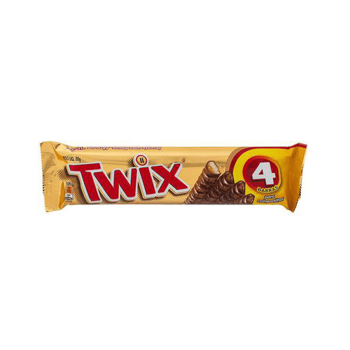 Imagem do produto Bombons Twix Recheado Com Biscoito E Caramelo Coberto Com Chocolate Com 80G