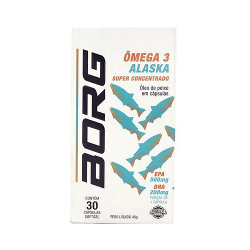Imagem do produto Borg Omega 3 Alaska Super Concentrado Com 30 Cápsulas