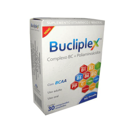 Bucliplex Infantil 30 Comprimidos
