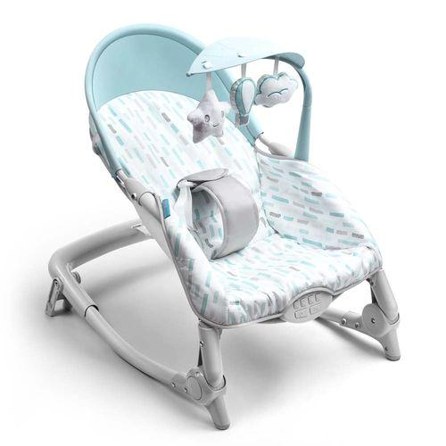 Imagem do produto Cadeira De Descanso E Balanço Spice Dobrável 018Kgs Azul Multikids Baby Bb292