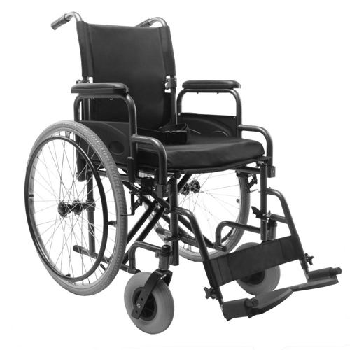 Imagem do produto Cadeira De Rodas Em Aço Manual Dobrável Encosto Rebatível Assento D400 T40cm Dellamed