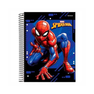 Imagem do produto Caderno Espiral Universitário Spiderman Com 80 Folhas Capa Sortida 1 Unidade