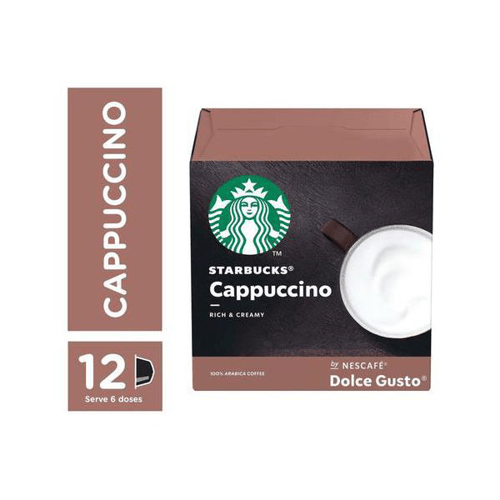 Imagem do produto Cafe Em Capsula Starbucks Dolce Gusto Cappuccino 12 Capsulas