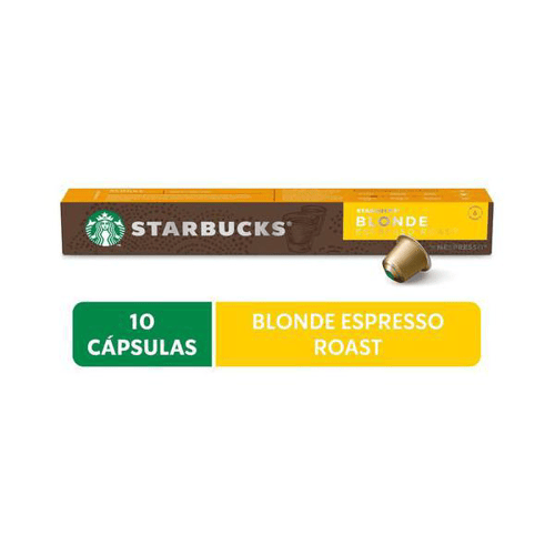 Imagem do produto Cafe Em Capsula Starbucks Nespresso Blonde Espresso Roast 10 Capsulas