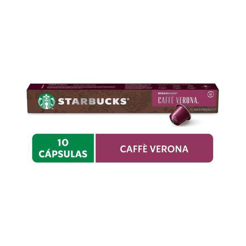 Imagem do produto Cafe Em Capsula Starbucks Nespresso Caffe Verona 10 Capsulas