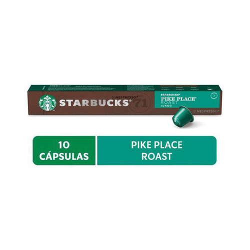 Imagem do produto Cafe Em Capsula Starbucks Nespresso Pike Place Roast 10 Capsulas