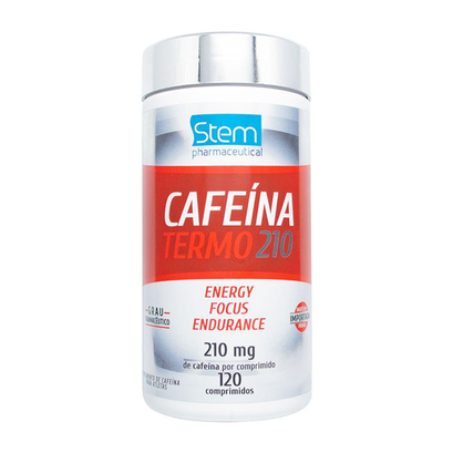 Cafeína Termo 210Mg 120 Comprimidos Stem Novalatina