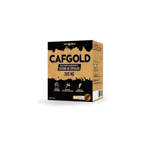 Imagem do produto Cafgold 200Mg Cafeína 60 Cápsulas