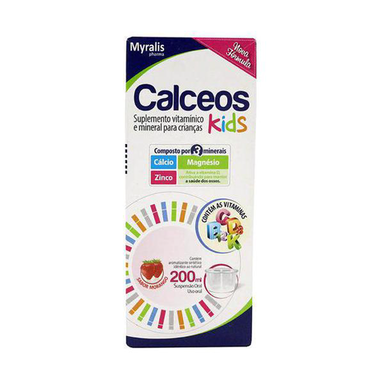 Imagem do produto Calceos - Kids Solução Oral Sabor Cereja 200Ml