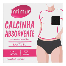 Calcinha Absorvente Menstrual Intimus Bikini Lavável Fluxo Leve A Moderado M 1 Unidade 1 Unidade