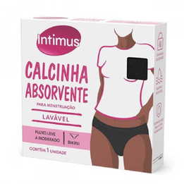 Imagem do produto Calcinha Absorvente Menstrual Intimus Bikini Lavável Fluxo Leve A Moderado Xg 1 Unidade 1 Unidade