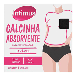 Imagem do produto Calcinha Absorvente Menstrual Intimus Bikini Lavável Fluxo Leve A Moderado Xp 1 Unidade 1 Unidade